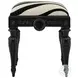 Spencer London One Fifth Black Upholstered Haringey Stool