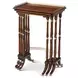 Althorp Camden Walnut Rectangular South Drawing Room Nest of Tables