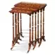 Althorp Living History Heirloom South Drawing Room Parquetry Occasional Table Set