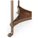 Althorp Ramsey Mahogany and Gold Round Trefoil Spencer Accent Table