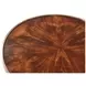 Althorp Ramsey Mahogany and Gold Round Trefoil Spencer Accent Table