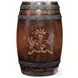 Talbot Brown Barrel 18" Round Accent Table