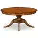 Althorp Living History Ramsey Mahogany and Gold Extendable Dining Room Set