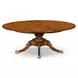 Althorp Living History Ramsey Mahogany and Gold Extendable Dining Room Set