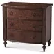 Althorp Victory Oak Brown 3 Drawer Naseby Nightstand