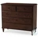 Axel Rustic Oak 5 Drawer Chest
