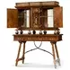 The Butler's Antique Ramsey Mahogany Speciality 12 Drawer And 2 Shelves Cocktail Cabinet