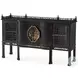 Medallion Black And Italian Gold 4 Doors Sideboard