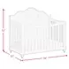Annie White Convertible Crib with Guardrails