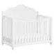 Annie White Convertible Crib with Guardrails
