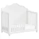 Annie White Convertible Crib with Guardrails