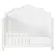 Annie White Convertible Crib with Guardrails