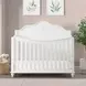 Annie White Convertible Crib with Guardrails