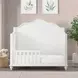 Annie White Convertible Crib with Guardrails