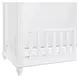 Annie White Convertible Crib with Guardrails
