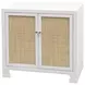 Alden White Lacquer 2 Door Cabinet