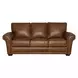 Maverick Cinnamon 88" Top Grain Leather Sofa