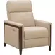 Alice Cashmere Stone Leather Zero Gravity Power Recliner with Power Headrest and USB Charging