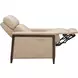 Alice Cashmere Stone Leather Zero Gravity Power Recliner with Power Headrest and USB Charging