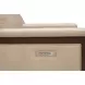 Alice Cashmere Stone Leather Zero Gravity Power Recliner with Power Headrest and USB Charging