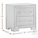 Kenn Black 2 Drawer Nightstand