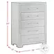 Kenn Black Platform Bedroom Set
