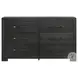 Kenn Black 6 Drawer Dresser
