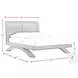 Kenn Black Full Platform Bed