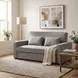 Alta Gray Sofa with Pull Out Bed