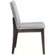 Kody Stone Gray Upholstered Dining Chair Set of 2