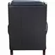 Amber Santa Fe Ocean Leather Dual Power Recliner with Power Headrest and USB Charging