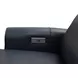 Amber Santa Fe Ocean Leather Dual Power Recliner with Power Headrest and USB Charging