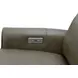 Amber Oasis Olive Leather Dual Power Recliner with Power Headrest and USB Charging