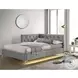 Juniper Grey Full Upholstered Platform Bed