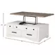 Americana Modern Cotton Cocktail Table With Lift Top