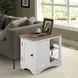 Nantucket Cotton Chairside End Table