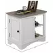 Nantucket Cotton Chairside End Table