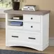 Nantucket Cotton Functional File Cabinet With Power Center
