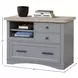 Nantucket Dove Functional File Cabinet With Power Center