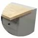 Americana Modern Dove Functional File Cabinet With Power Center