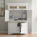 Americana Modern Cotton Workstation With LED Light
