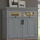 Nantucket Dove Workstation With LED Light