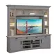 Americana Modern Dove Entertainment Wall