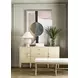 Xanadu Brown and White Performance Fabric 53" Bench