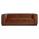 Brea Brown Performance Fabric 91" Sofa