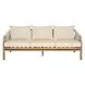 Cypress Ivory Outdoor 75" Patio Sofa
