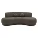 Oakland Salted Brown 98" Sofa