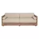 Vivid Brown Outdoor 83" Patio Sofa