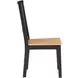 Magnolia Black Slat Back Side Chair Set of 2