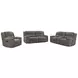 Branton Cabot Stone Manual Reclining Living Room Set with USB Charging